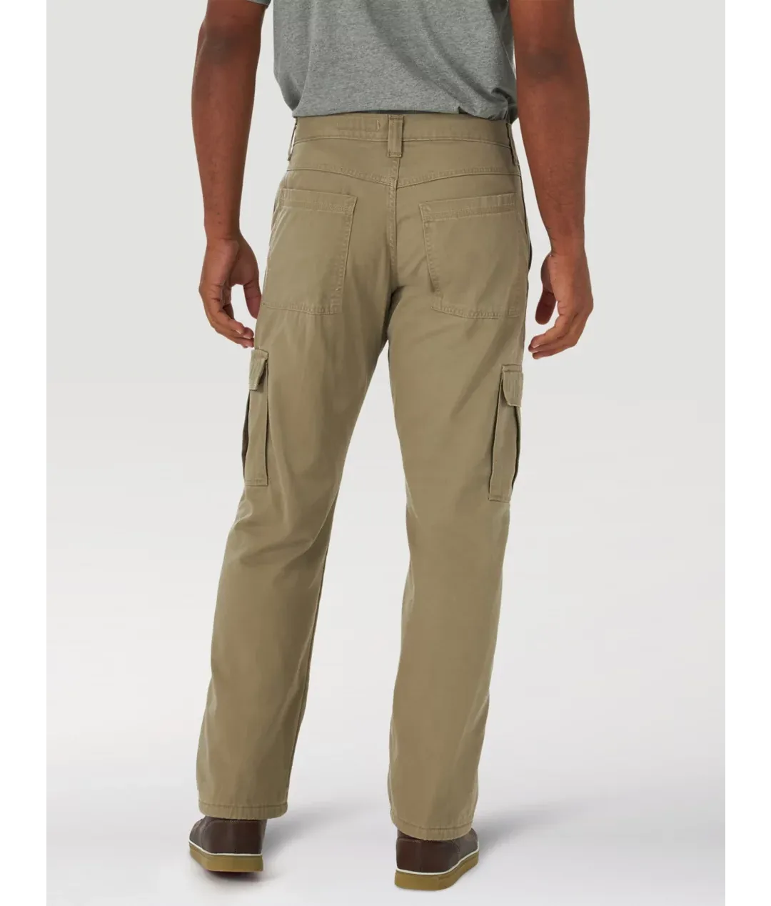 New with tags! MEN'S FLEECE LINED RELAXED FIT CARGO PANT IN BRITISH KHAKI, SZ 38X30!