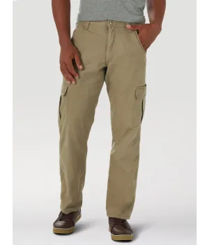New with tags! MEN'S FLEECE LINED RELAXED FIT CARGO PANT IN BRITISH KHAKI, SZ 38X30!