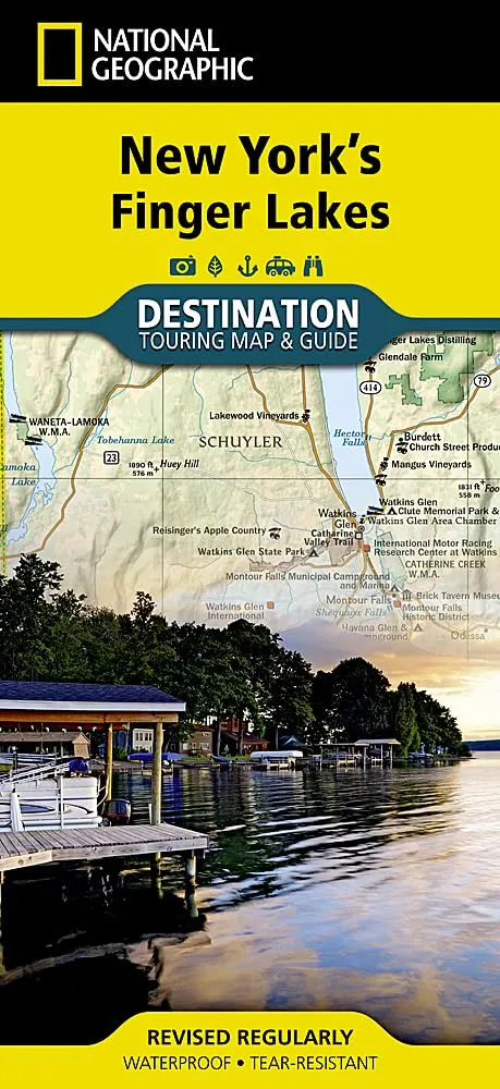 New York's Finger Lakes Map (National Geographic Destination Map) Map  Folded Map, January 1, 2022