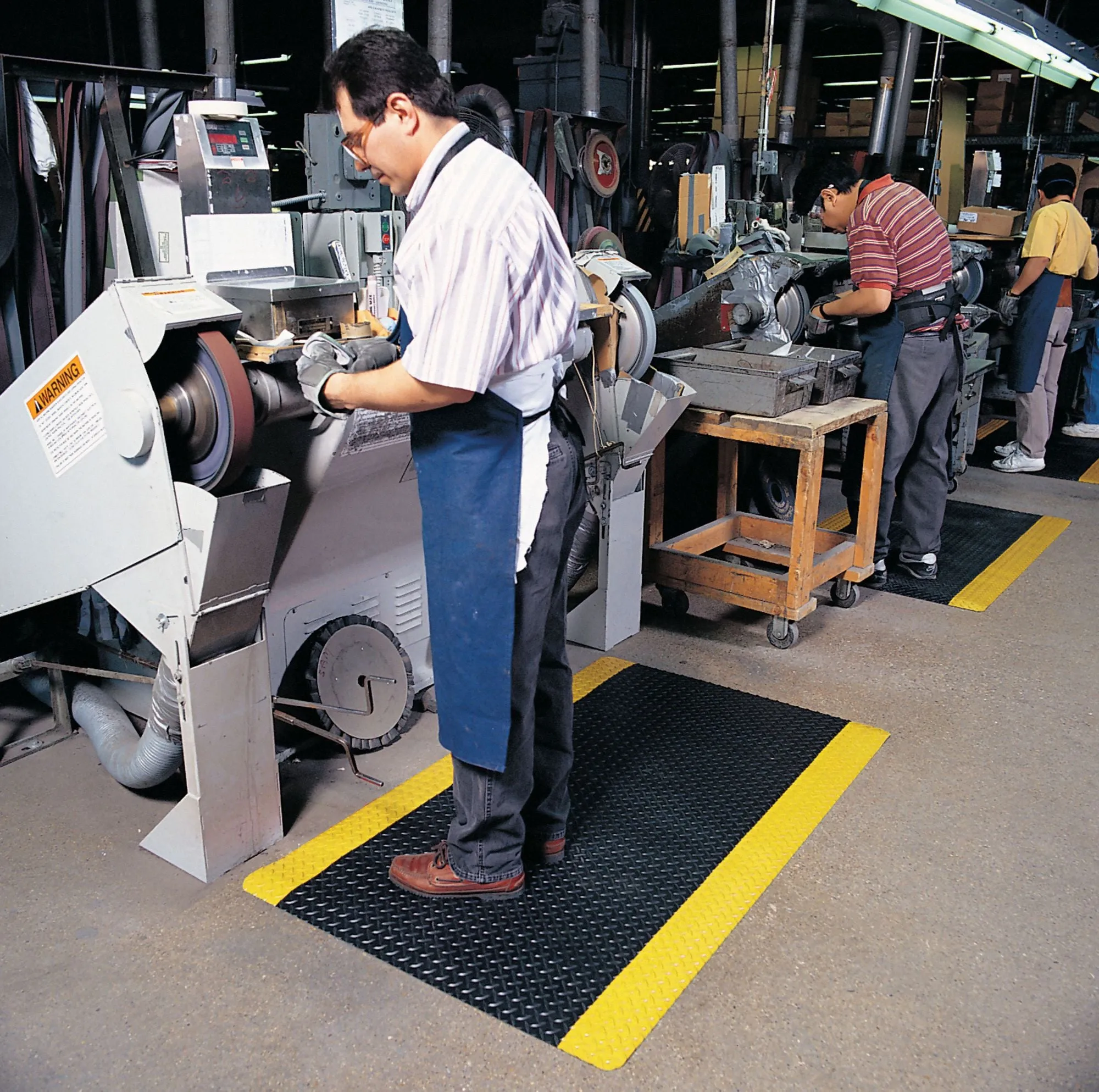 Notrax Antifatigue Mat, Vinyl Tile, 5 ft x 3 ft, 1 EA - 975S0035BY