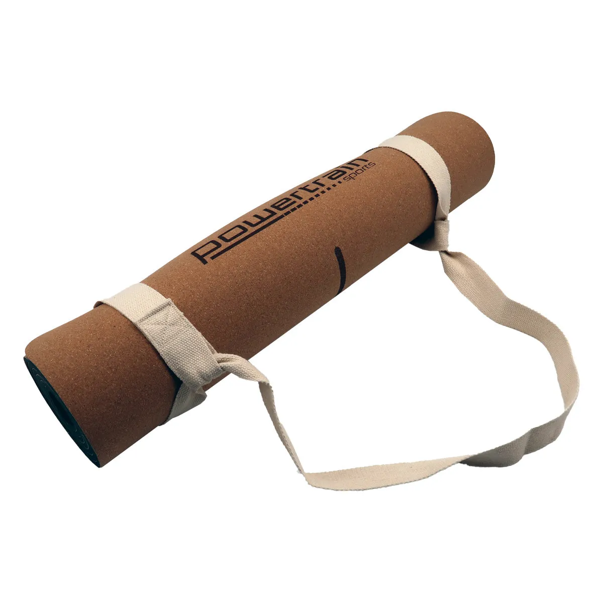 Powertrain Cork Yoga Mat with Carry Straps - Body Line