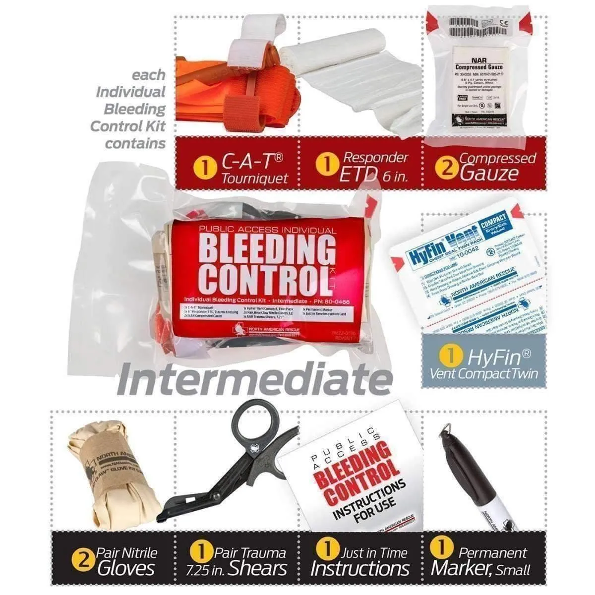 Public Access Bleeding Control 5 Pack