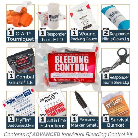 Public Access Bleeding Control 5 Pack