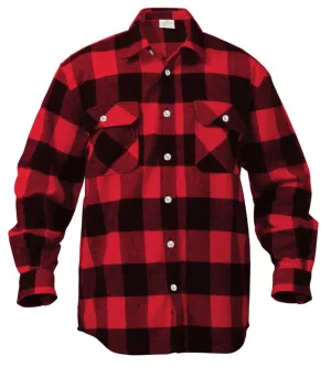 Rothco Extra Heavyweight Buffalo Plaid Flannel - 2XL