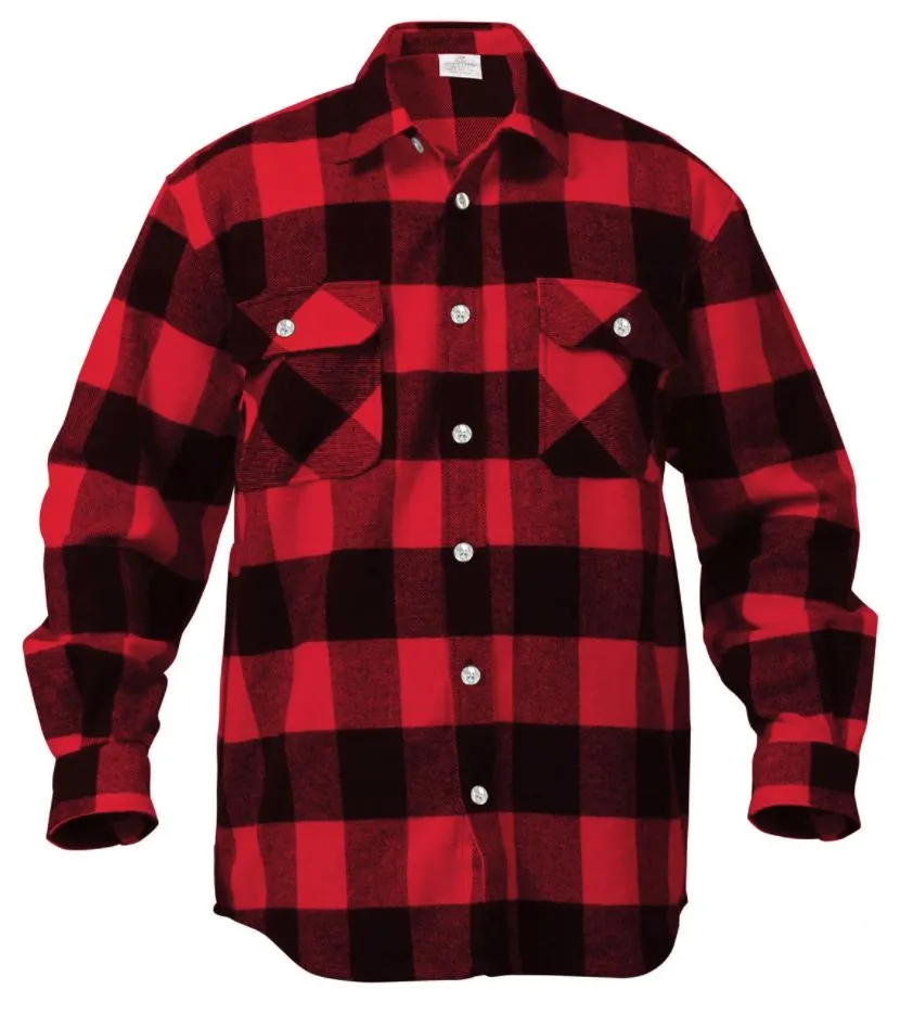 Rothco Extra Heavyweight Buffalo Plaid Flannel - 2XL