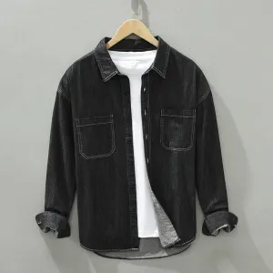 Street Fashion Thin Jean Shirt