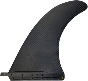 Surfing Fins 10'' Plastic Inflatable SUP Paddle Board Single Fin with Carbon Surface Classic US Box Fin with Screw