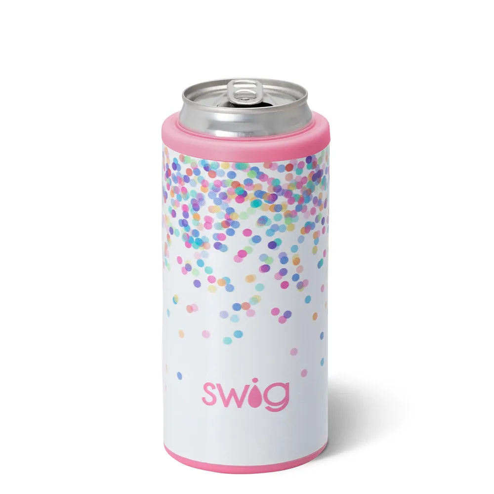 SWIG 12oz Skinny Can Cooler, Confetti