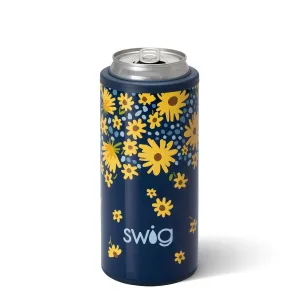 SWIG 12oz Skinny Can Cooler, Lazy Daisy