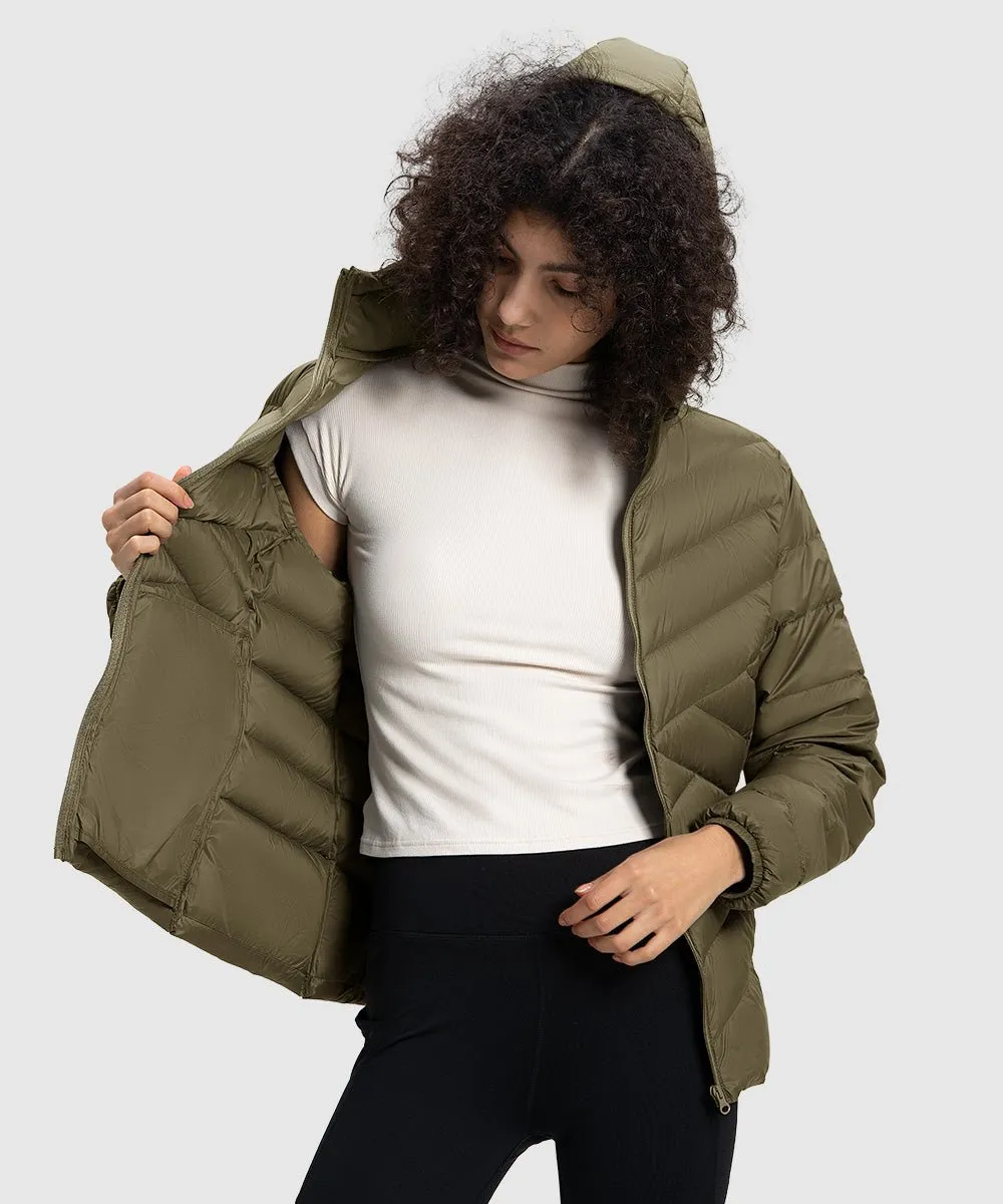 Women's Microlight Packable Puffer Jacket