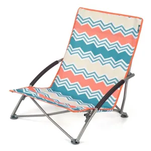 Yello Low Beach Chair Zig Zag