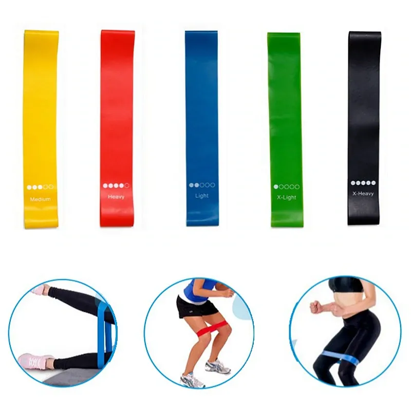 Yoga Elastic Rubber Resistance Bands